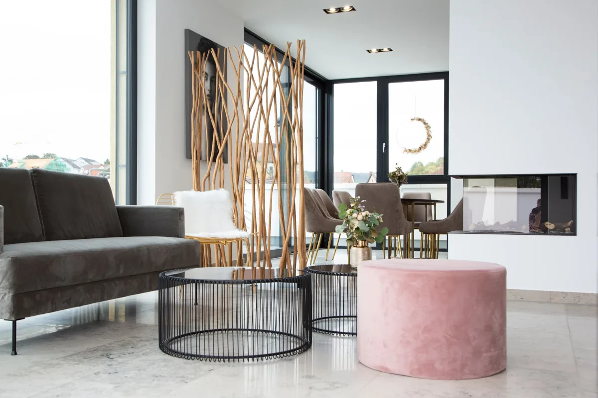 Lounge- und Wartebereich im skin.concept Institut in Erlenbach bei Heilbronn